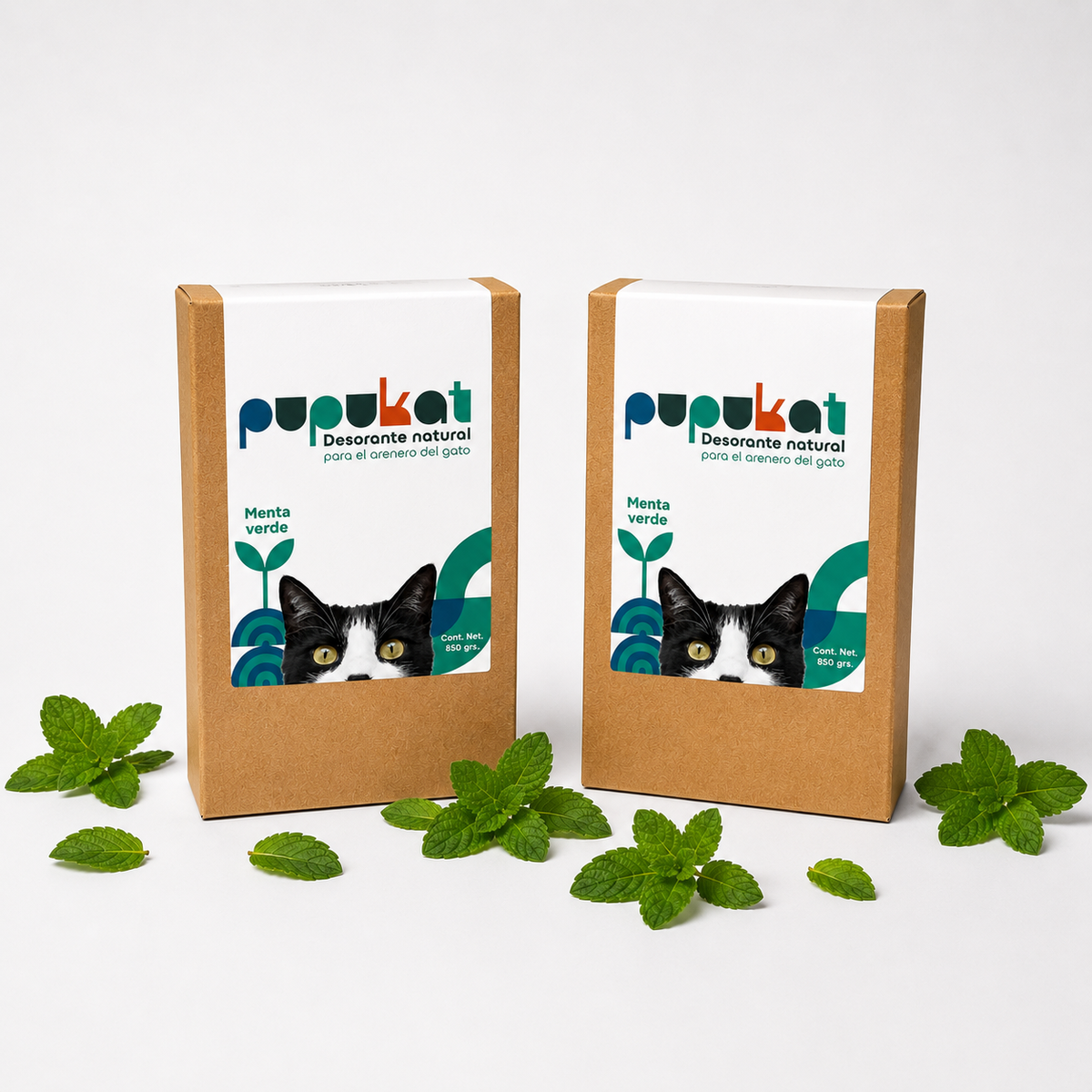 Pupukat DUO — Menta + Té Verde